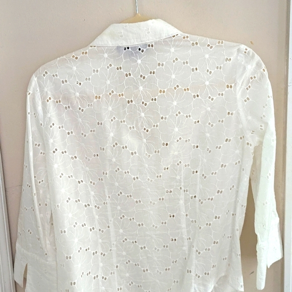 INC cotton lace shirt - Picture 2 of 7